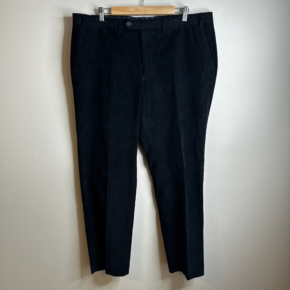 Lauren Ralph‎ Lauren Pants 40W x 30L Black Corduroy Straight Leg Casual Chino